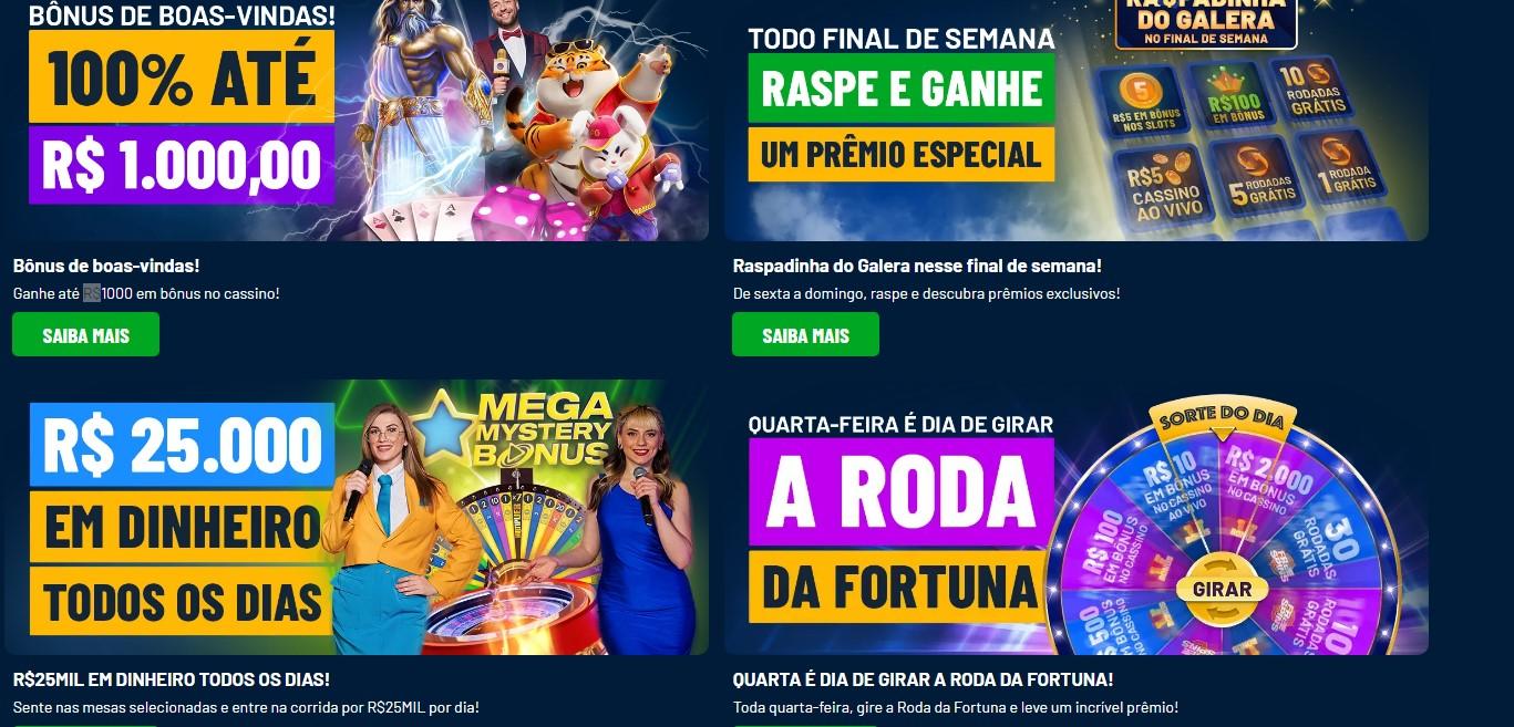 Promoções e bônus