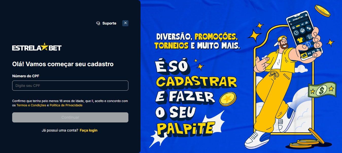 Registro e Uso do Estrelabet