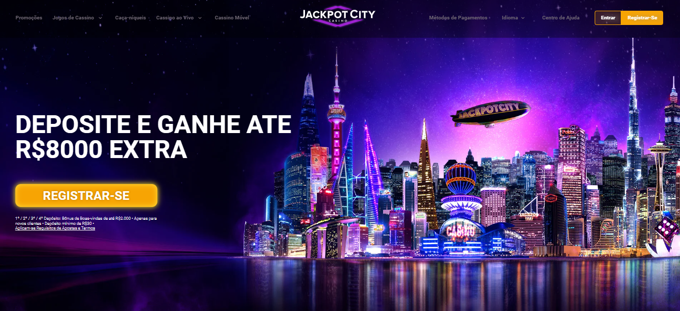 Bônus de boas-vindas e outras promoções na Jackpot City