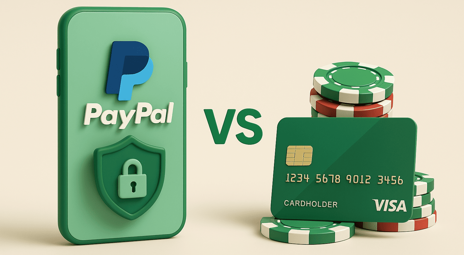 PayPal ou cartão de crédito? Diferenças no uso em cassinos