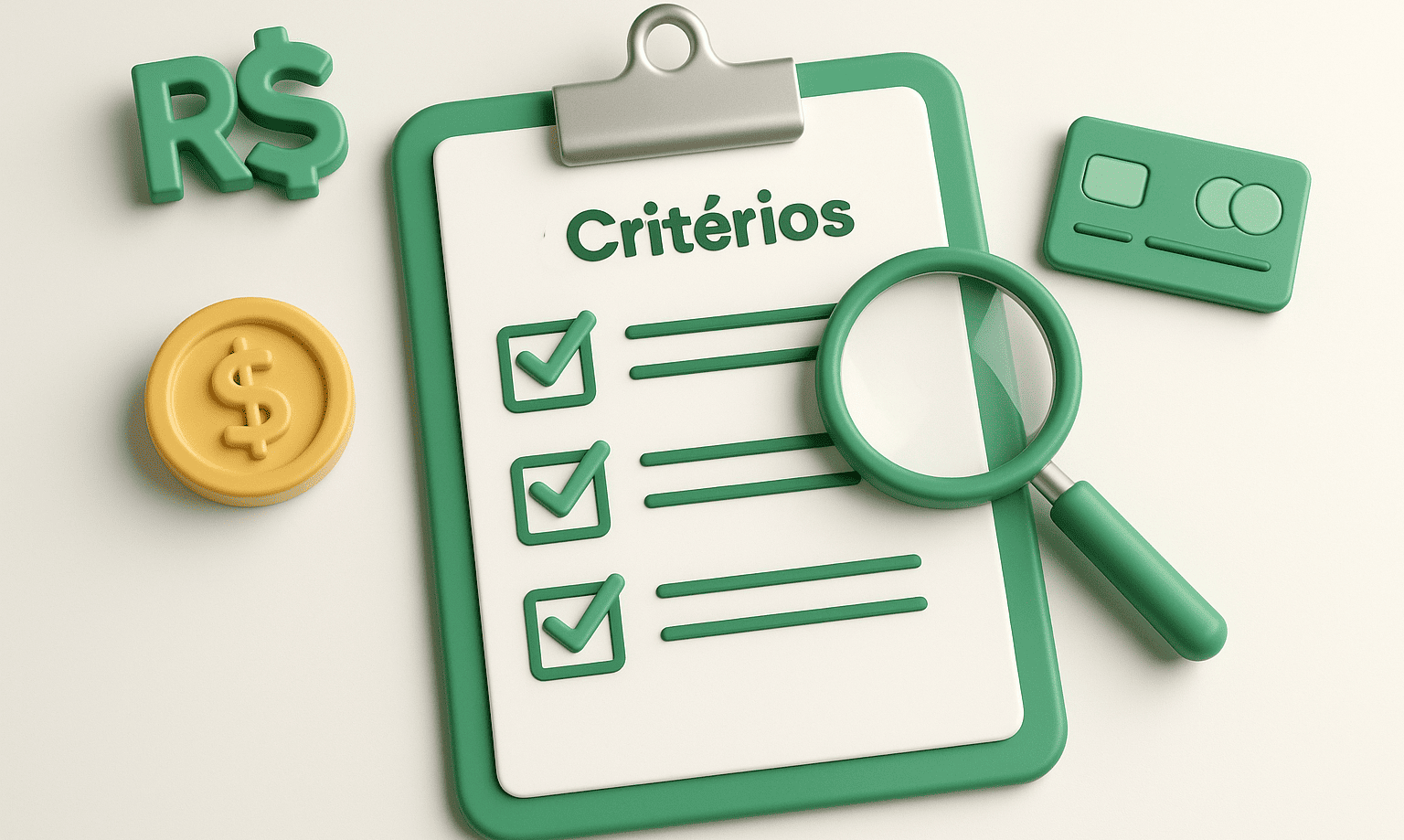 Critérios para escolher o método ideal